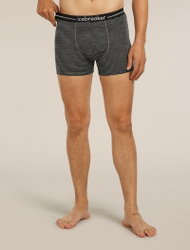 Boxeri Merino Icebreaker Anatomica - gri Gritstone Hthr/negru