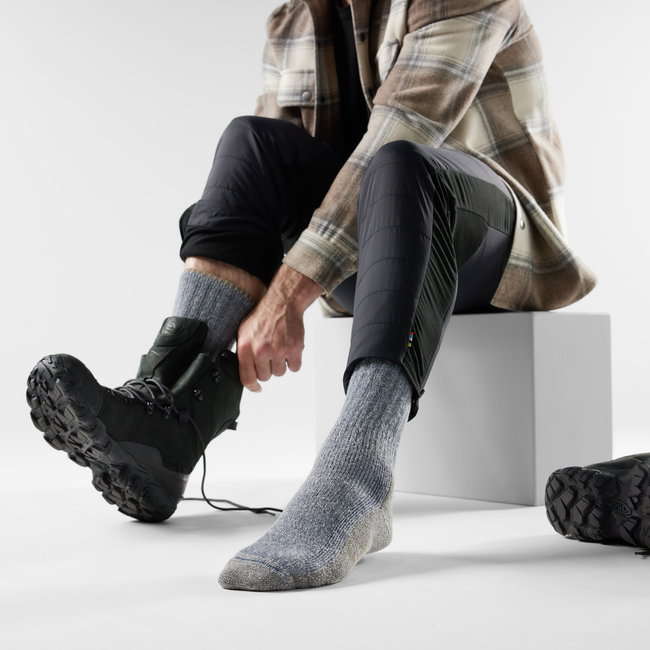 Șosete Merino hiking Smartwool Mountaineer Classic - albastru Alpine Blue | Crew | Full Cushion