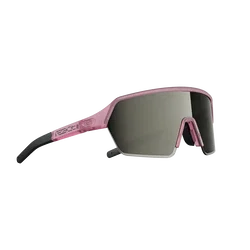 Ochelari de soare electrofotocromatici React Swiss Ervo - lentilă onyx, ramă roz translucid