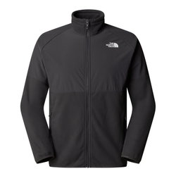 Polar The North Face Glacier Heavyweight Full Zip pentru bărbați - gri Asphalt Grey | Black | fleece gros DWR