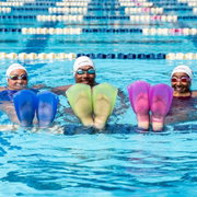 Labe înot Finis SlipFin Pro - roz intens
