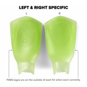 Labe înot Finis SlipFin Pro - verde electric