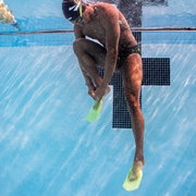 Labe înot Finis SlipFin Pro - verde electric