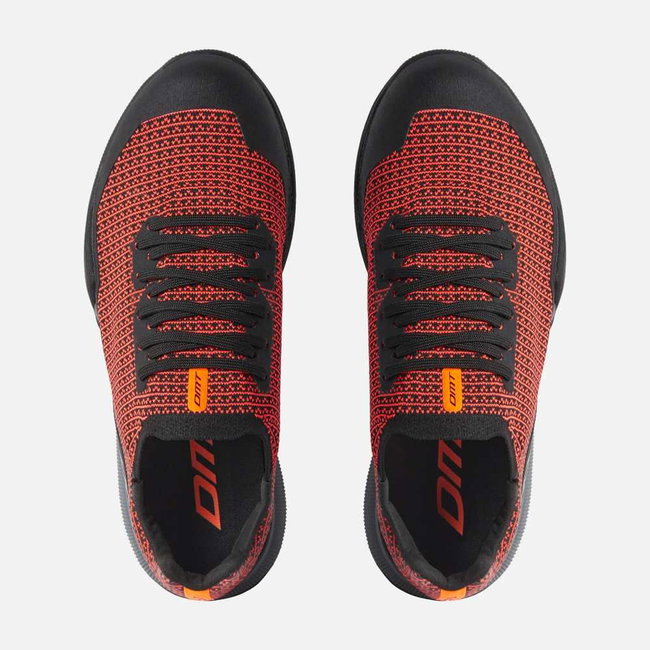 Pantofi ciclism MTB DMT FK10 - coral/negru