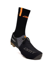 Huse pantofi ciclism DMT Toe Cap - negru/negru reflectorizant