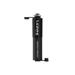 Pompă de mână Lezyne Pocket Drive Pro HV - Negru Mat / Negru Lucios