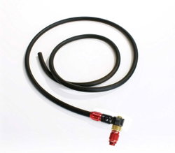 Furtun pompă Lezyne ABS-1 Pro Floor Pump Hose Std - roșu