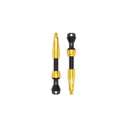 Valvă tubeless Lezyne CNC TLR Valve Pro 44mm - auriu