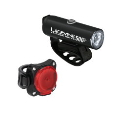 Set lumini Lezyne Classic Drive 500+ / Zecto Drive 200+ - negru satinat/negru