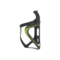 Suport bidon Lezyne Carbon Team Cage UD - negru mat/verde