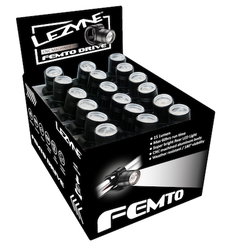 Lumină față Lezyne LED Femto Drive Box Set Front - Negru