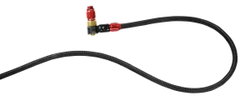Furtun pompă Lezyne ABS-1 Pro Braided Floor Pump Hose - roșu