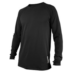 Tricou ciclism downhill cu mânecă lungă POC Resistance DH LS Jersey - Carbon Black