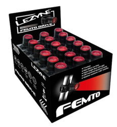 Lumină spate Lezyne LED Femto Drive Box Set Rear - Negru
