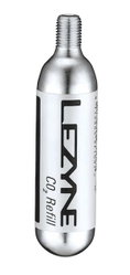 Cartușe CO2 Lezyne 16g - pachet 5 bucăți - argintiu