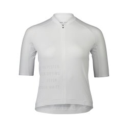 Tricou ciclism șosea POC Pristine Print Jersey W - Hydrogen White