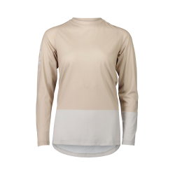 Tricou ciclism MTB POC MTB Pure LS Jersey W - Lt Sandstone Beige/Granite Grey