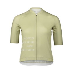 Tricou ciclism șosea POC Pristine Print Jersey W - Prehnite Green