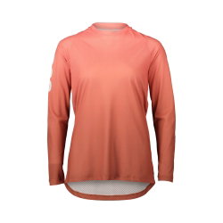 Tricou ciclism MTB POC Essential MTB Lite LS Jersey W - Gradient Ammolite Coral