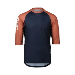 Tricou ciclism MTB POC MTB Pure 3/4 Jersey - Turmaline Navy/Himalayan Salt