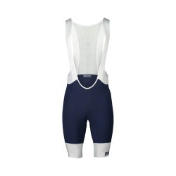 Pantaloni scurți ciclism cu bretele POC Raceday Bibshorts - Turmaline Navy / Hydrogen White
