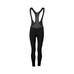Pantaloni ciclism cu bretele POC Thermal Cargo Tights W - Uranium Black