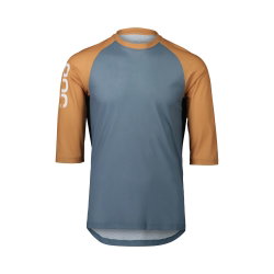 Tricou ciclism MTB POC MTB Pure 3/4 Jersey - Calcite Blue/Aragonite Brown