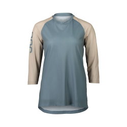 Tricou ciclism MTB POC MTB Pure 3/4 Jersey W - Calcite Blue/Light Sandstone Beige