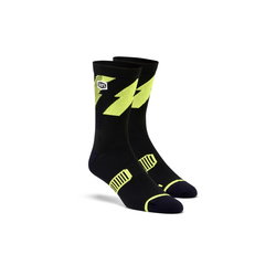 Șosete ciclism 100% Bolt Performance Socks - Lime
