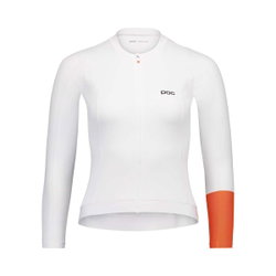 Tricou ciclism cu mânecă lungă POC Cadence L/S Jersey W - Hydrogen White