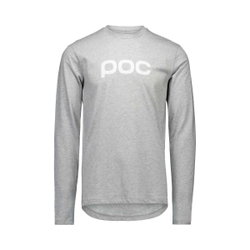 Tricou cu mânecă lungă POC L/S Tee - Grey Melange
