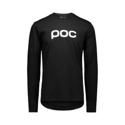 Tricou cu mânecă lungă POC L/S Tee - Uranium Black