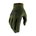 Mănuși ciclism 100% Ridecamp - Army Green/Black