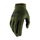 Mănuși ciclism 100% Ridecamp - Army Green/Black