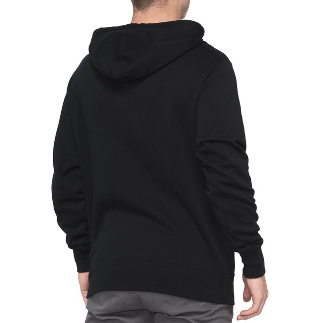 Hanorac 100% Icon Pullover Hoodie Fleece - Black