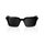 Ochelari de soare 100% Erba - Polished Black / Black Mirror