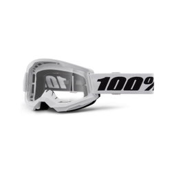 Ochelari MTB/MX copii 100% Strata 2 Junior - White / Clear Lens