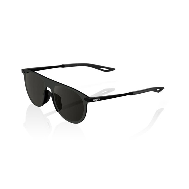 Ochelari de soare 100% Legere Coil - Soft Tact Black / Smoke Lens