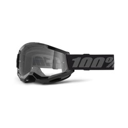 Ochelari MTB/MX copii 100% Strata 2 Junior - Black / Clear Lens