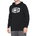 Hanorac 100% Icon Pullover Hoodie Fleece - Black