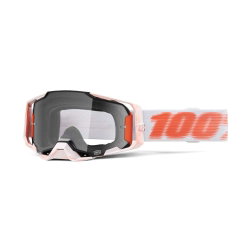 Ochelari MTB/MX 100% Armega Goggle - Red / Clear Lens