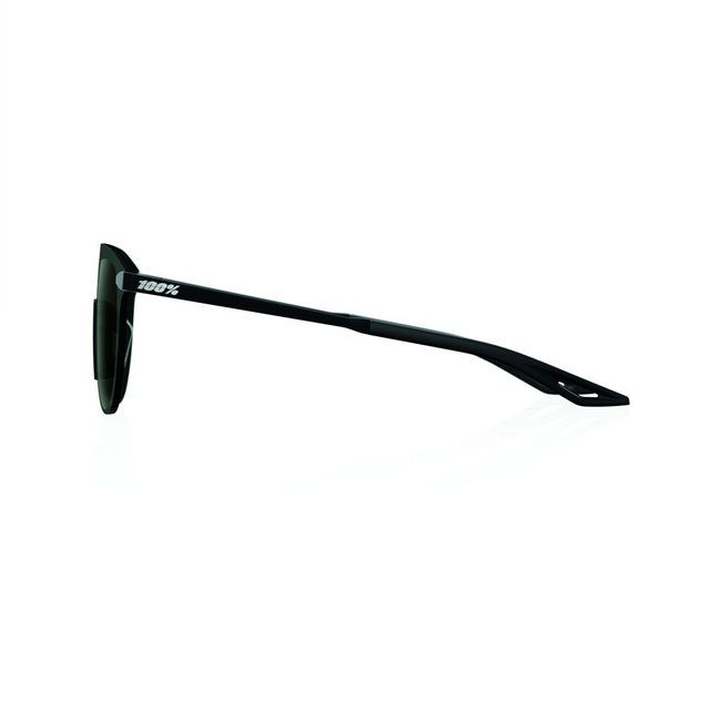 Ochelari de soare 100% Legere Coil - Soft Tact Black / Smoke Lens