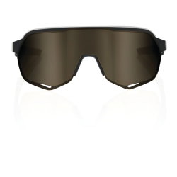 Ochelari ciclism 100% S2 - Matte Black / Soft Gold Mirror Lens