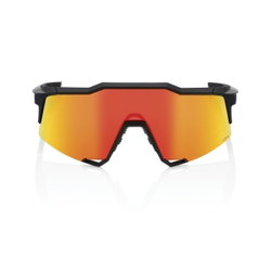 Ochelari ciclism 100% Speedcraft - Soft Tact Black / HiPER Red Multilayer Mirror Lens
