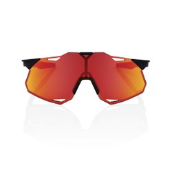 Ochelari ciclism 100% Hypercraft XS - Soft Tact Black / HiPER Red Multilayer Mirror Lens