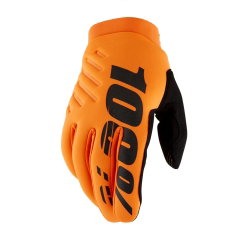 Mănuși ciclism 100% Brisker Gloves - Fluo Orange/Black
