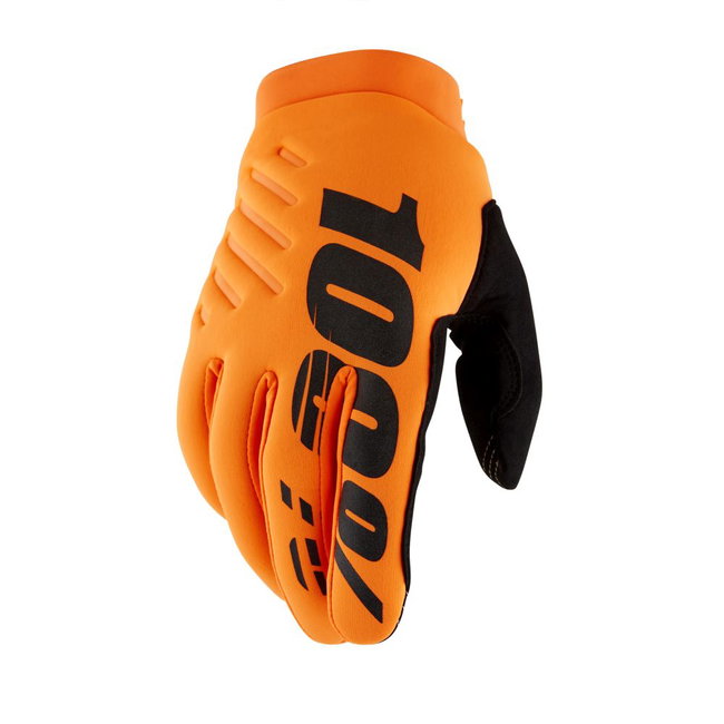 Mănuși ciclism 100% Brisker Gloves - Fluo Orange/Black