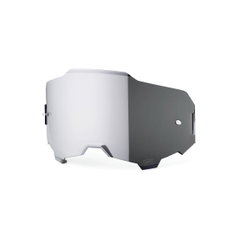 Lentilă de schimb 100% Armega Replacement - Injected Mirror Silver Lens