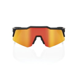 Ochelari ciclism 100% Speedcraft XS - Soft Tact Black / HiPER Red Multilayer Mirror Lens