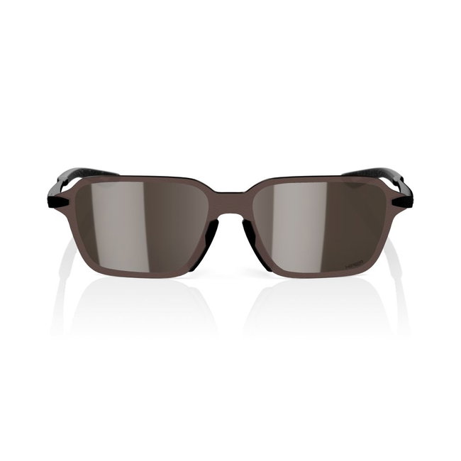 Ochelari de soare 100% Legere Trap - Matte Black / HiPER Silver Mirror Lens